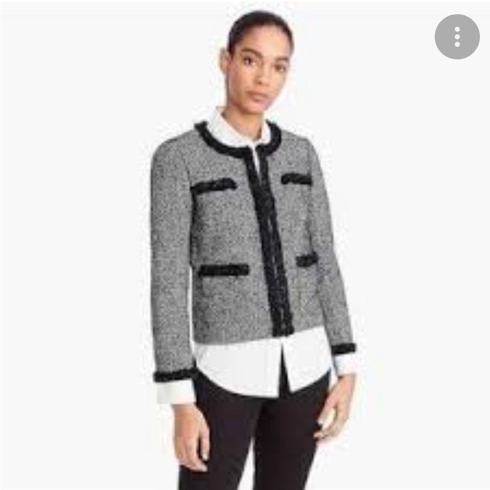 J. Crew Glen Plaid Lady Jacket Size  8
